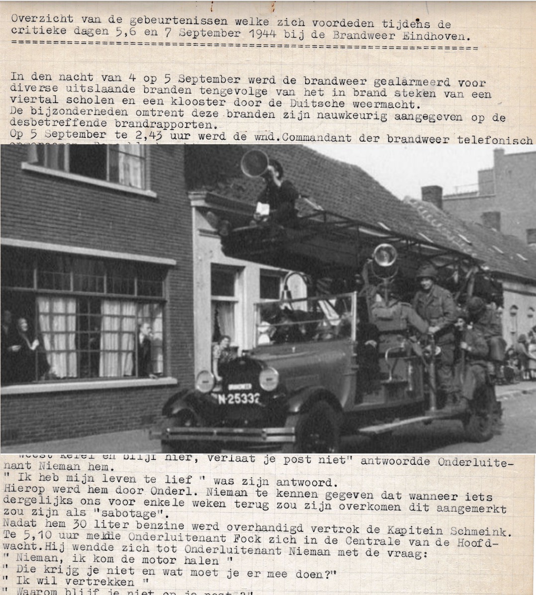 brandweer eindhoven september 1944